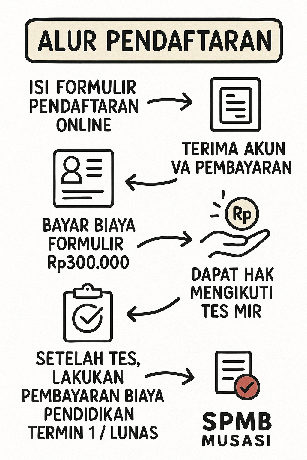 Alur Pendaftaran SPMB